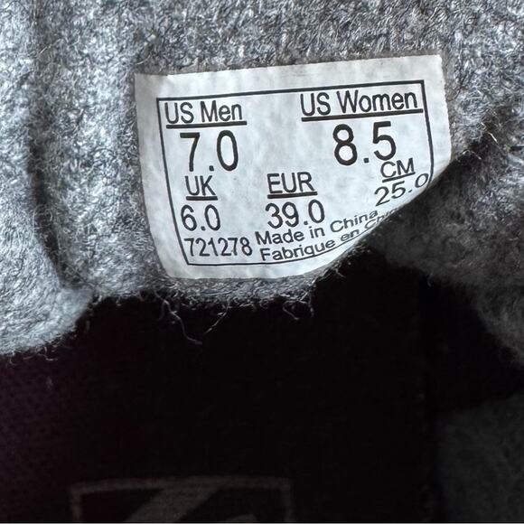 Vans Sk8 Hi slim vintage suede mahogany hi top sneaker size M7/W8.5 - Picture 7 of 7